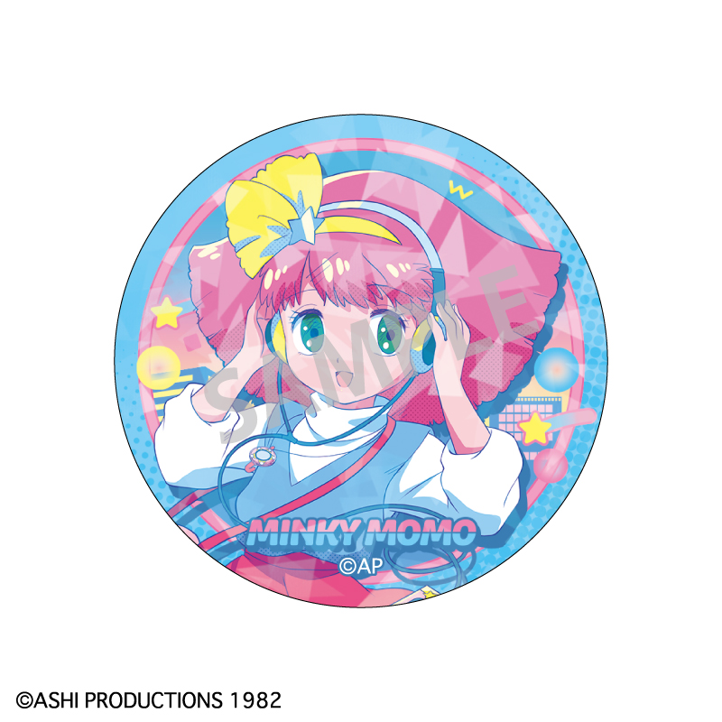 魔法の天使クリィミーマミ×魔法のプリンセスミンキーモモ トレーディングホログラム缶バッジ/レトロテイスト 画像 4 | AniSmile