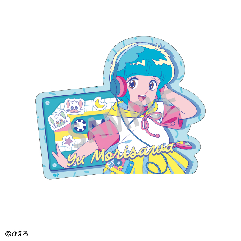 魔法の天使クリィミーマミ×魔法のプリンセスミンキーモモ ダイカットステッカー 森沢優/レトロテイスト - 公式商品画像 | AniSmile