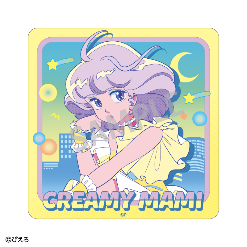 魔法の天使クリィミーマミ×魔法のプリンセスミンキーモモ ダイカットステッカー クリィミーマミ/レトロテイスト - 公式商品画像 | AniSmile