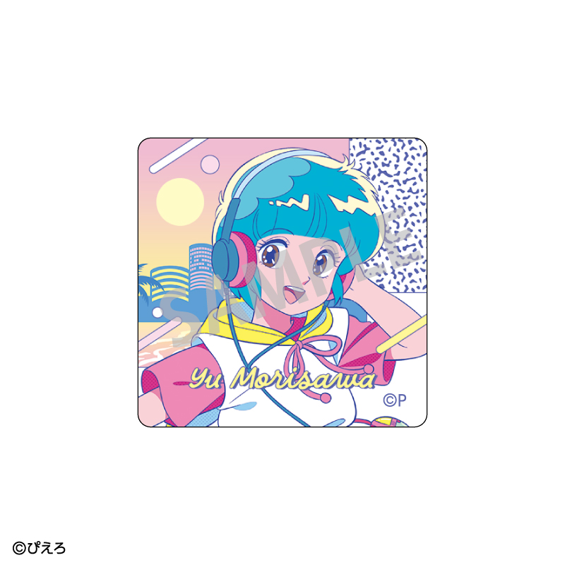 魔法の天使クリィミーマミ×魔法のプリンセスミンキーモモ ガラスマグネット 森沢優/レトロテイスト - 公式商品画像 | AniSmile