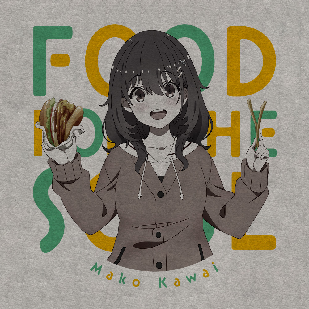 日々は過ぎれど飯うまし Tシャツ 河合まこ Mサイズ 画像 3 | AniSmile