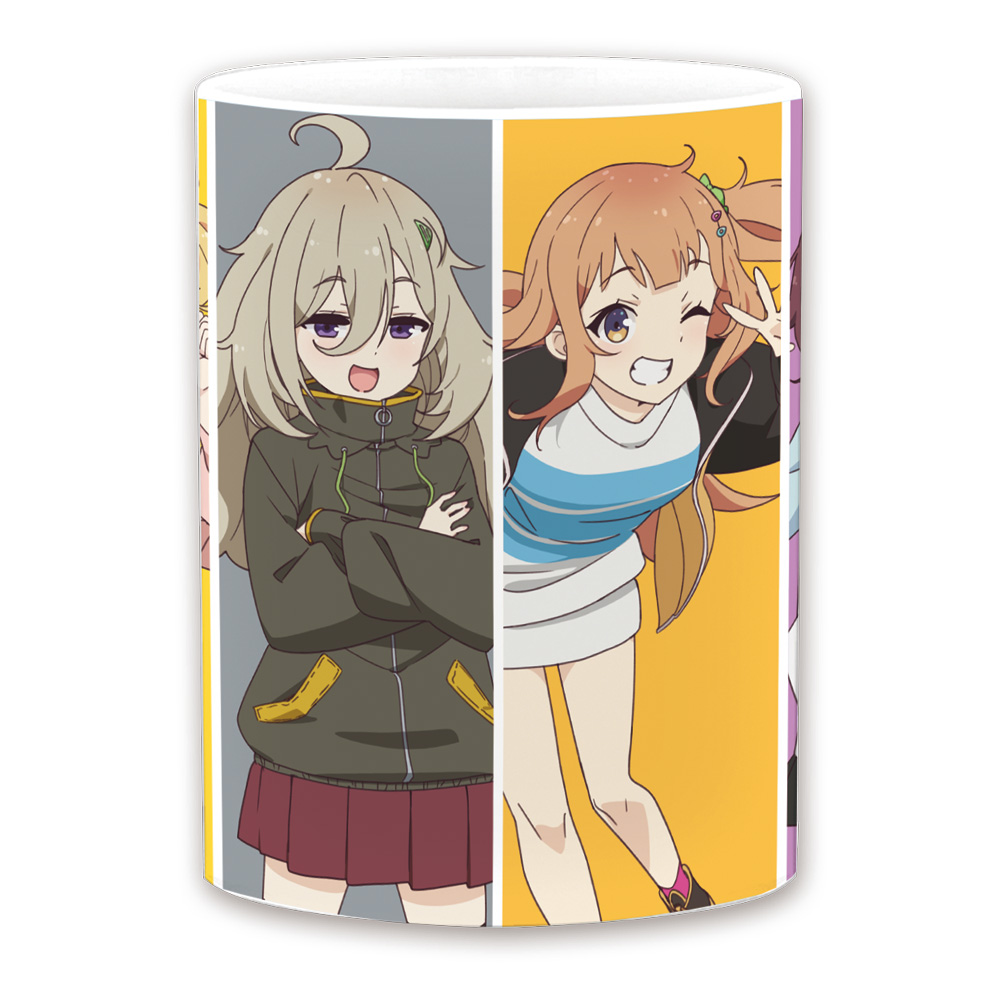 日々は過ぎれど飯うまし マグカップ まこ&くれあ&しのん&つつじ&なな&モコ太郎 画像 4 | AniSmile