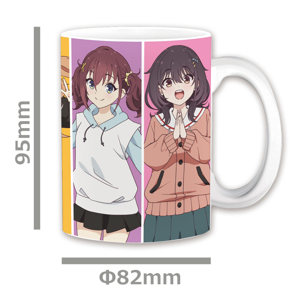 日々は過ぎれど飯うまし マグカップ まこ&くれあ&しのん&つつじ&なな&モコ太郎 画像 6 | AniSmile