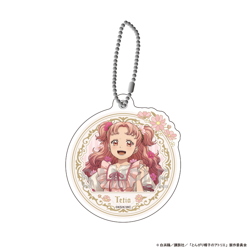 とんがり帽子のアトリエ アクリルスライドミラー テティア ドレスアップ&フラワーver - 公式商品画像 | AniSmile