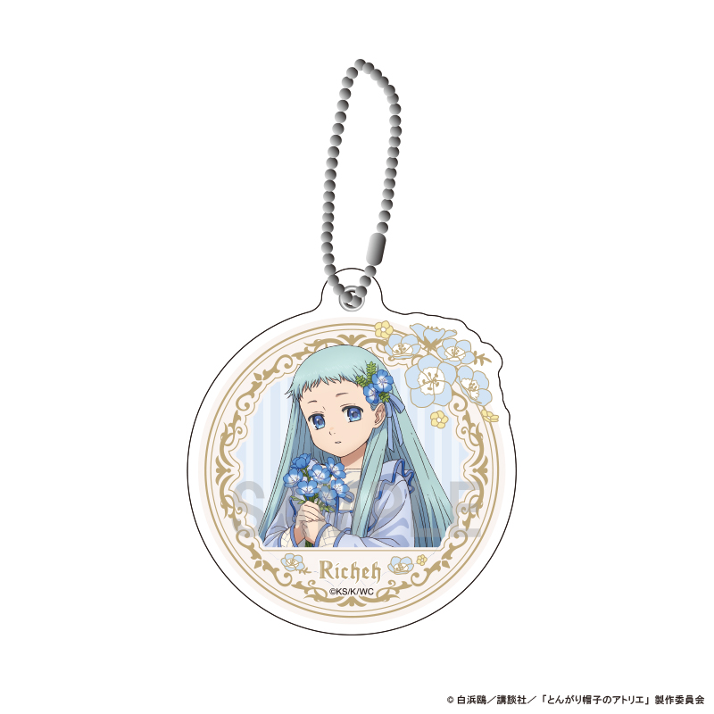 とんがり帽子のアトリエ アクリルスライドミラー リチェ ドレスアップ&フラワーver - 公式商品画像 | AniSmile