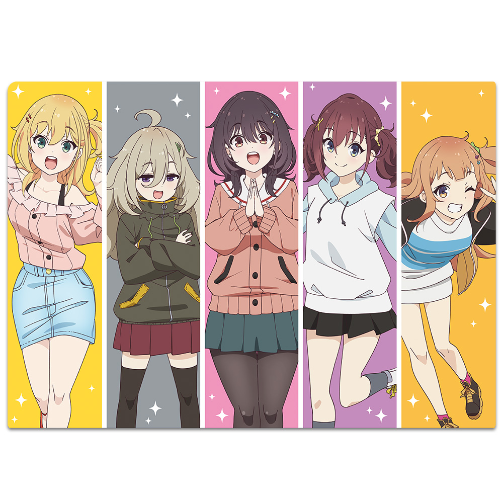 日々は過ぎれど飯うまし クリアファイル まこ&くれあ&しのん&つつじ&なな 画像 2 | AniSmile