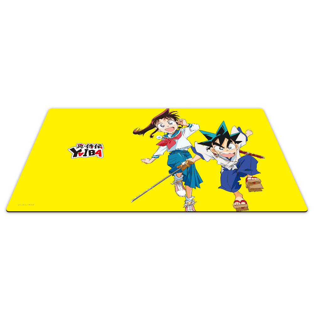 真・侍伝 YAIBA キャラクターラバーマット 刃&さやか 画像 2 | AniSmile