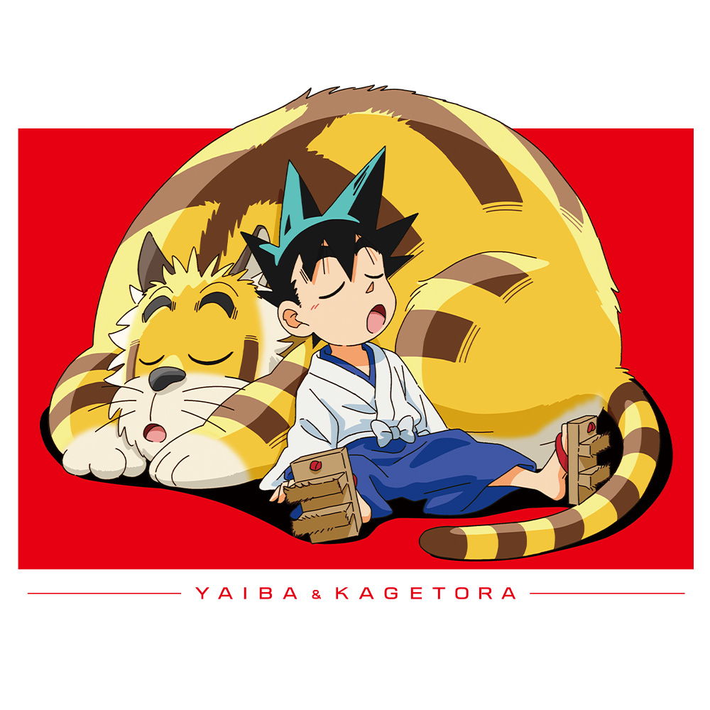 真・侍伝 YAIBA Tシャツ 刃&カゲトラ Mサイズ 画像 3 | AniSmile