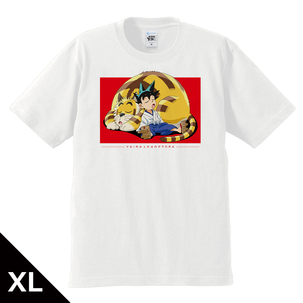 真・侍伝 YAIBA Tシャツ 刃&カゲトラ XLサイズ - 公式商品画像 | AniSmile