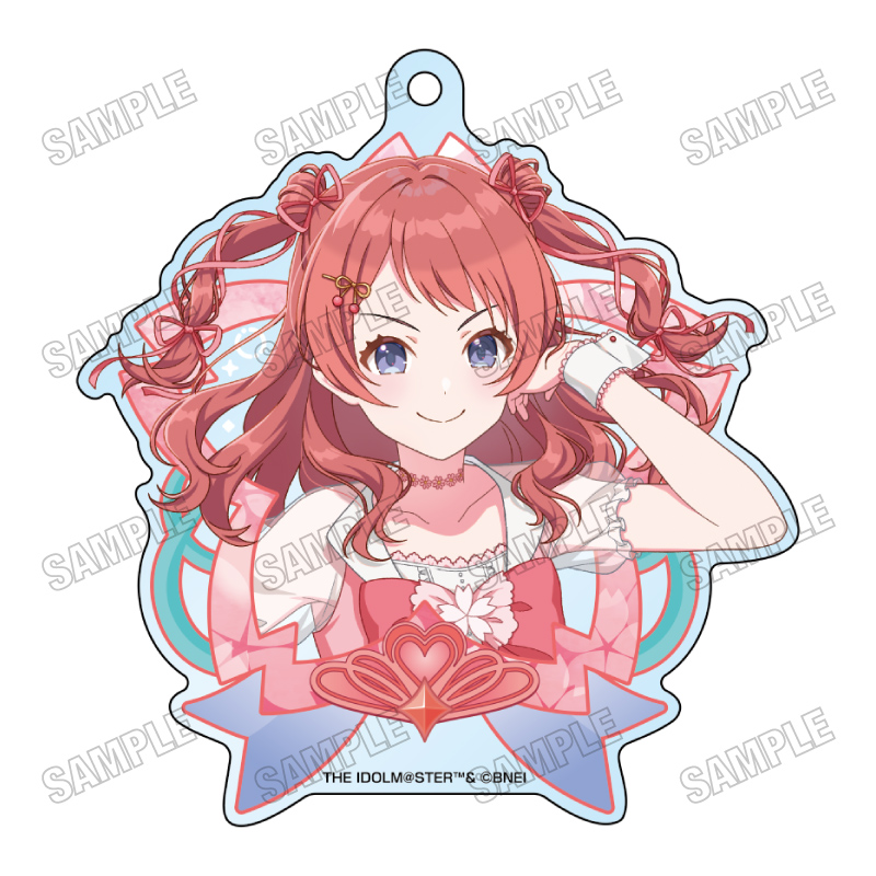 「学園アイドルマスター」 描き下ろしアクリルキーホルダー【サクライロver.】 ①花海咲季 - 公式商品画像 | AniSmile