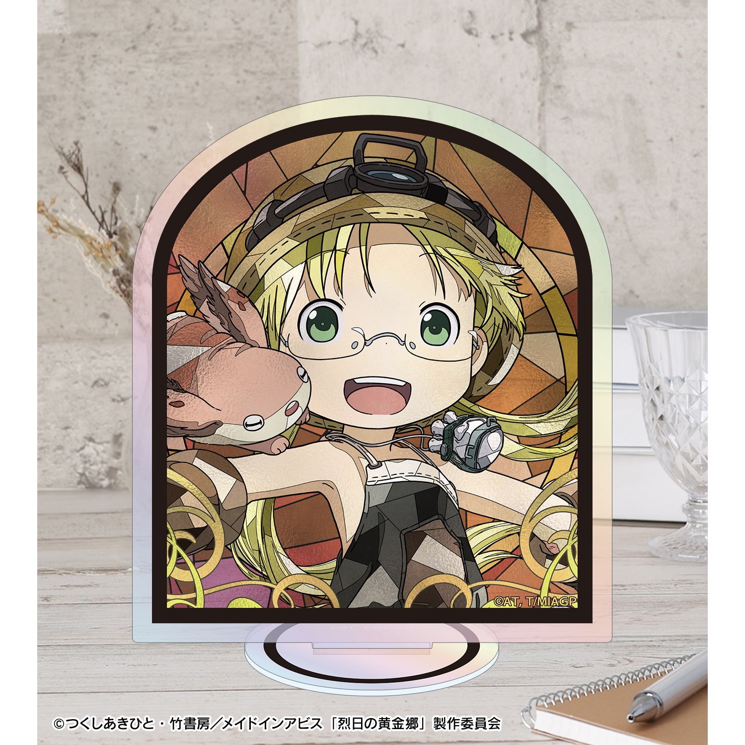 メイドインアビス 烈日の黄金郷 リコ&メイニャ Aure Glass オーロラアクリルスタンド 画像 4 | AniSmile
