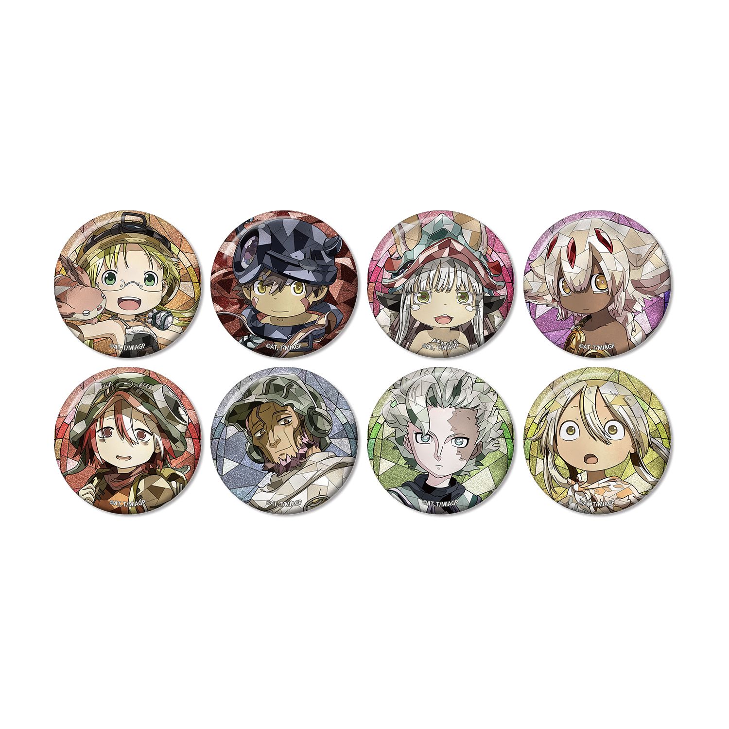 メイドインアビス 烈日の黄金郷 トレーディング Aure Glass グリッター缶バッジ(単位/単品) - 公式商品画像 | AniSmile