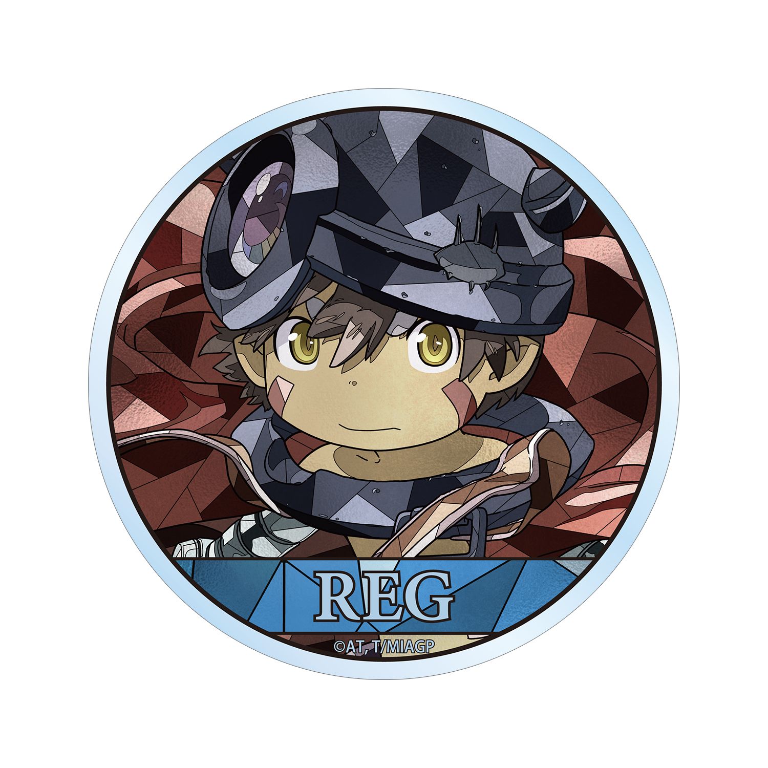 メイドインアビス 烈日の黄金郷 レグ Aure Glass クリアダイカットステッカー - 公式商品画像 | AniSmile