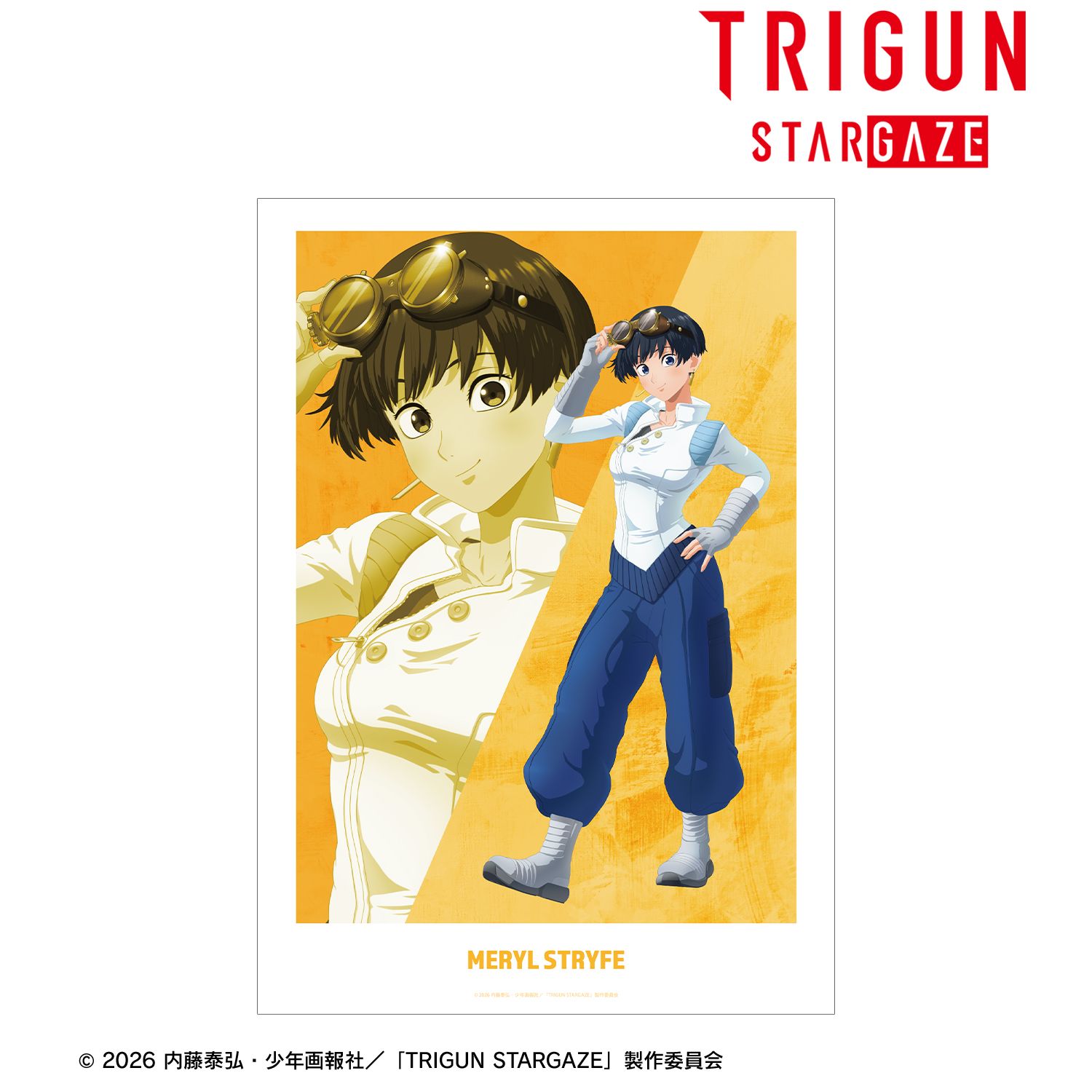 TVアニメ「TRIGUN STARGAZE」 メリル・ストライフ キャラクタービジュアル A3マット加工ポスター 画像 2 | AniSmile