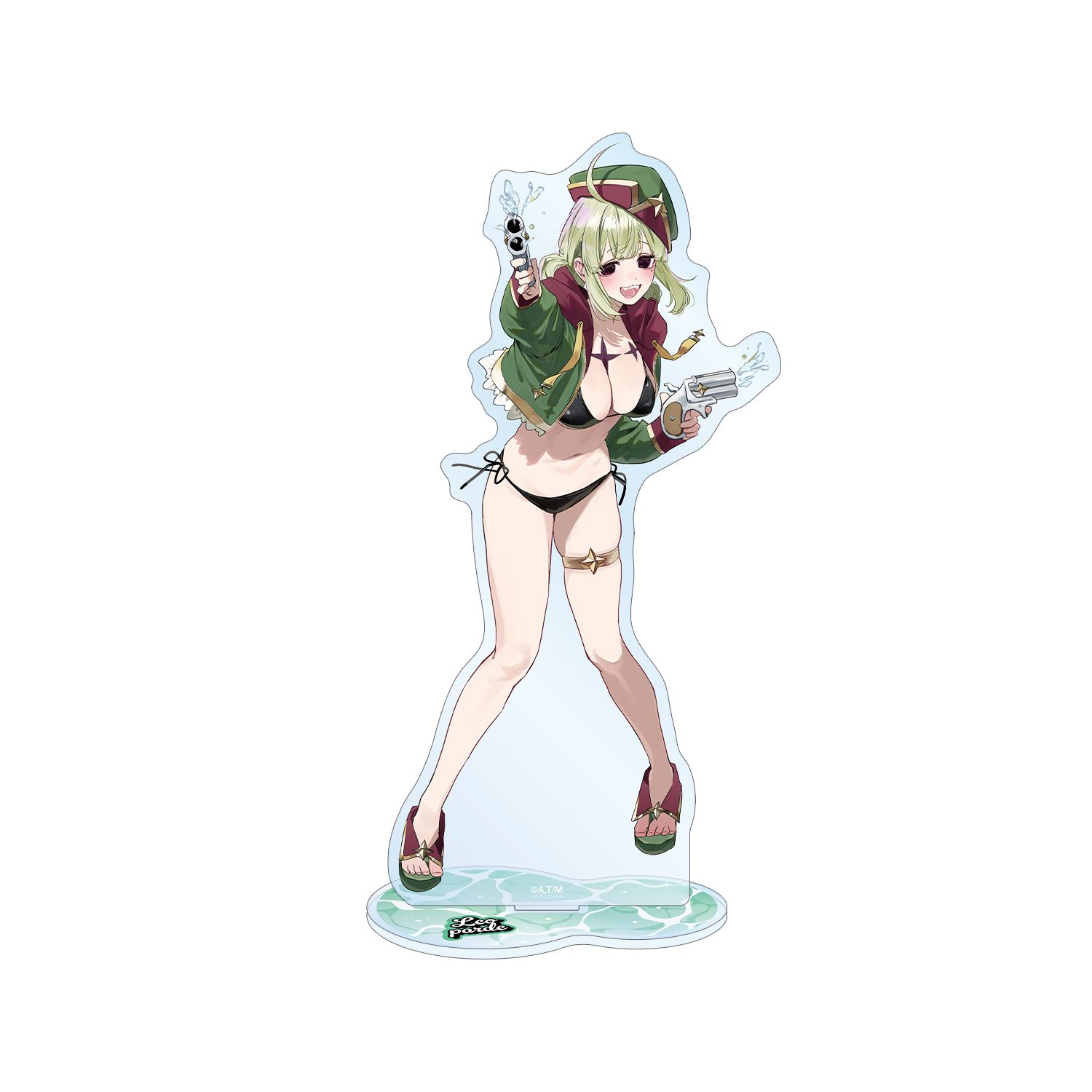 TVアニメ「魔法少女にあこがれて」 千種みのりさんイラスト レオパルト 水着ver. BIGアクリルスタンド 画像 3 | AniSmile