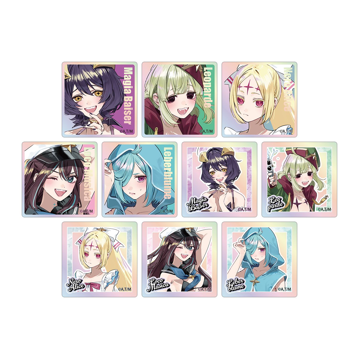 TVアニメ「魔法少女にあこがれて」 千種みのりさんイラスト 水着ver. トレーディングオーロラアクリルタイル(単位/単品) - 公式商品画像 | AniSmile
