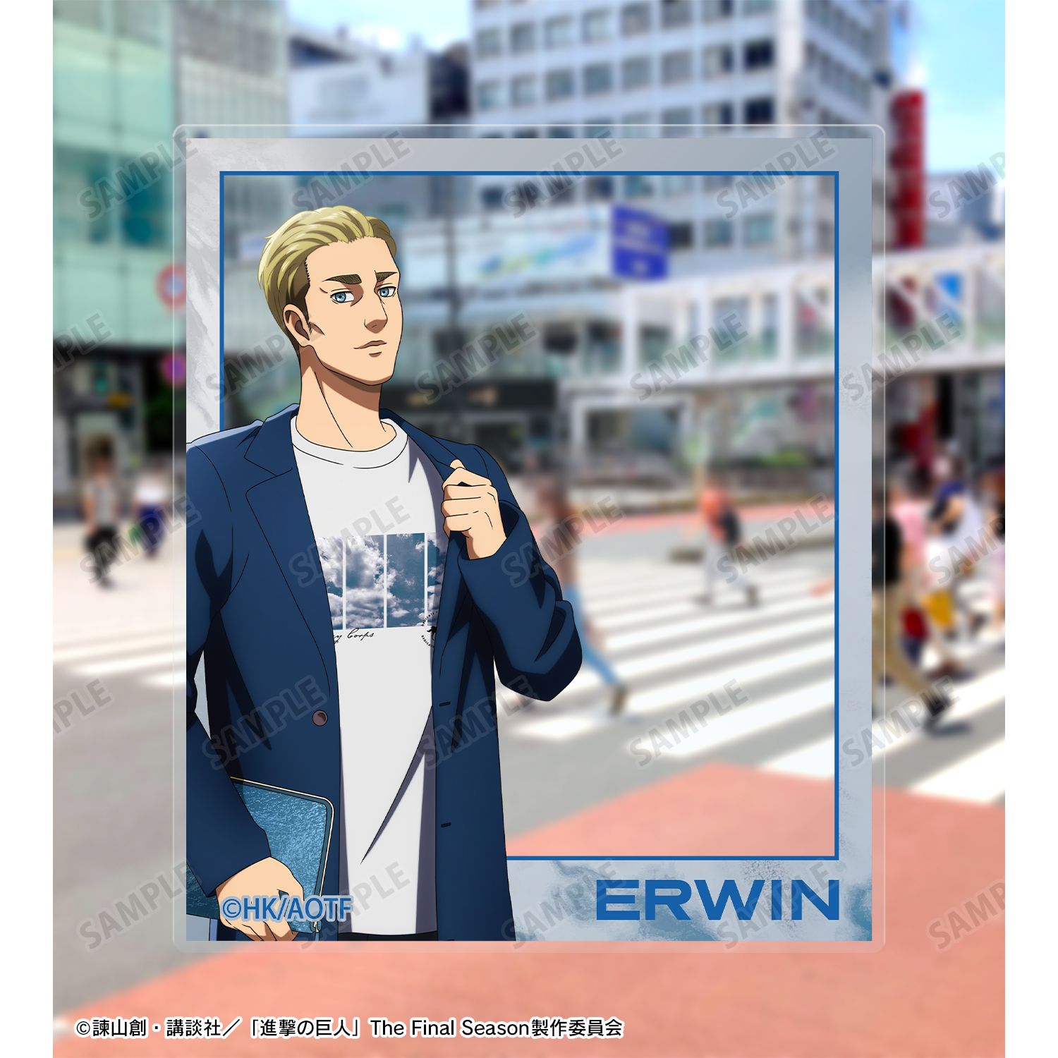 TVアニメ『進撃の巨人』 描き下ろし エルヴィン シミラールックver. 第2弾 アクリルカード2枚セット 画像 5 | AniSmile