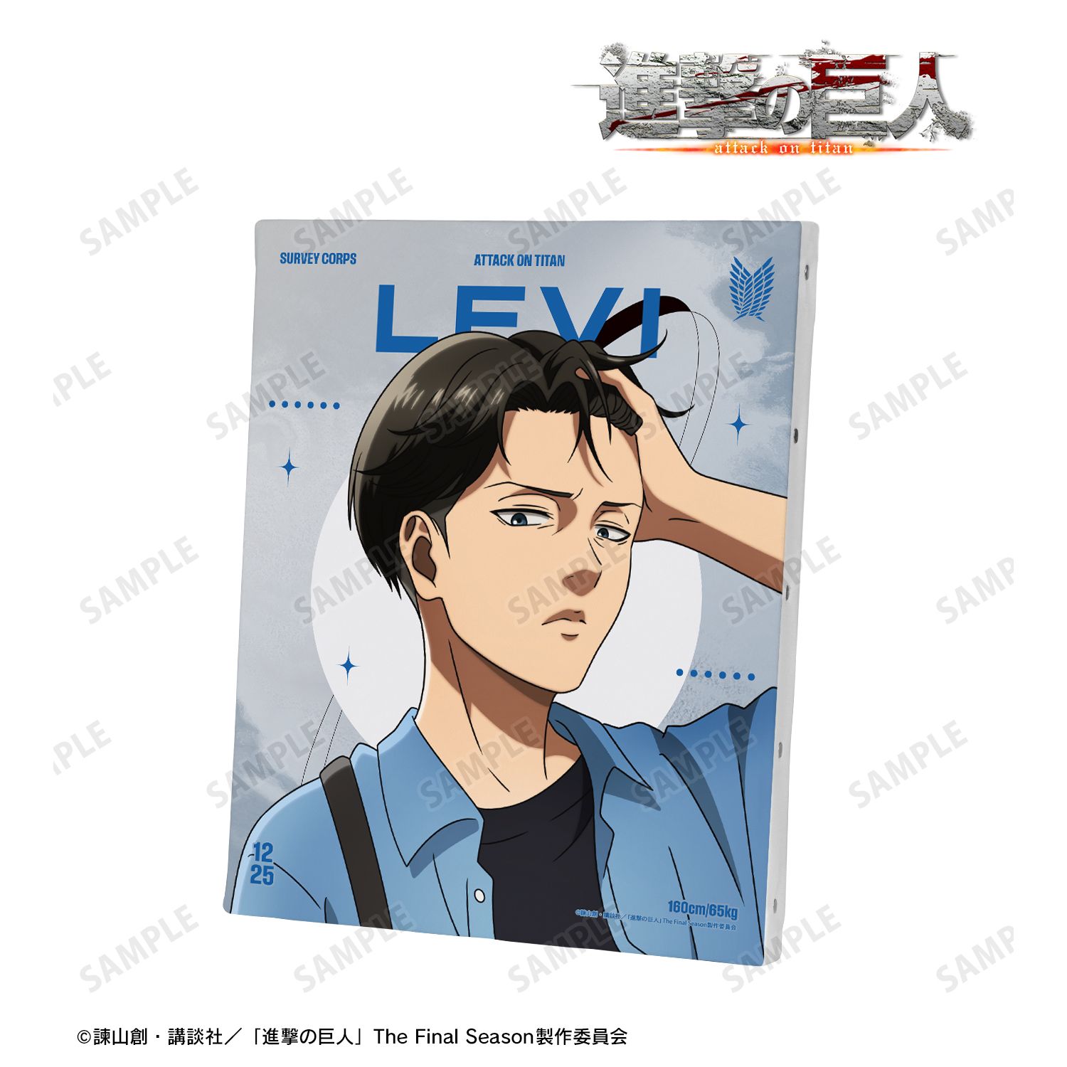 TVアニメ『進撃の巨人』 描き下ろし リヴァイ シミラールックver. 第2弾 F3号キャンバスボード 画像 2 | AniSmile