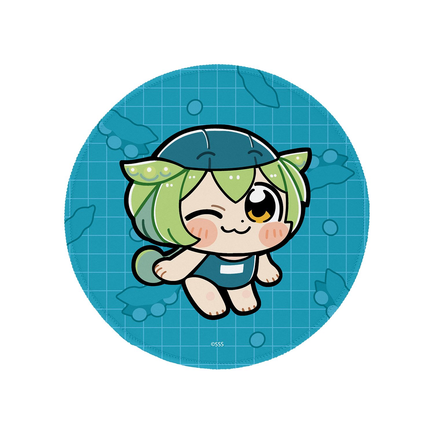大川ぶくぶさんイラスト スクール水着ずんだもん スクールver. マウスパッド - 公式商品画像 | AniSmile