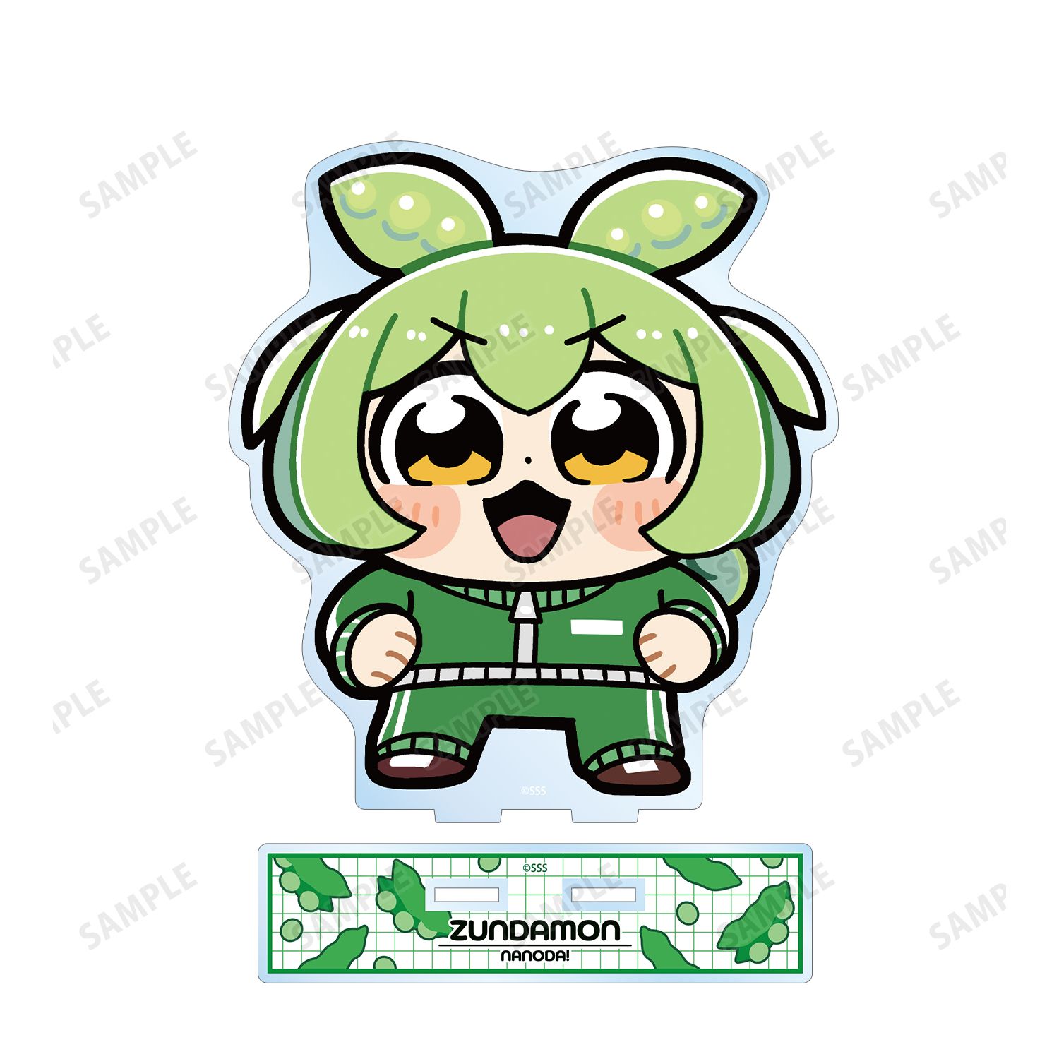 大川ぶくぶさんイラスト ジャージずんだもん スクールver. BIGアクリルスタンド 画像 3 | AniSmile