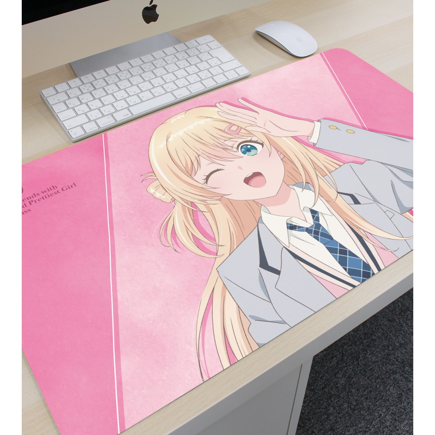 『クラスで2番目に可愛い女の子と友だちになった』 天海夕 マルチデスクマット 画像 3 | AniSmile