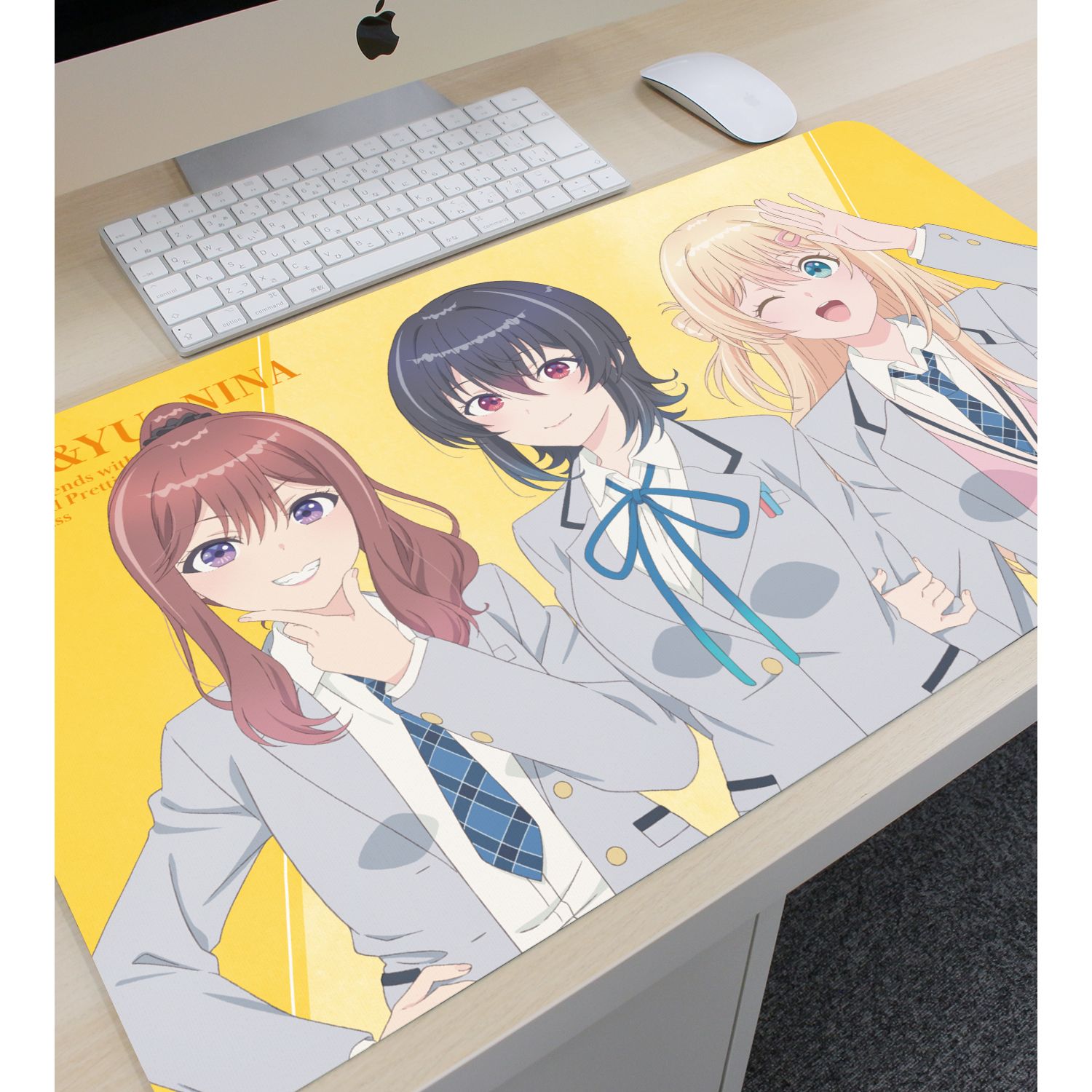 『クラスで2番目に可愛い女の子と友だちになった』 集合 マルチデスクマット 画像 3 | AniSmile
