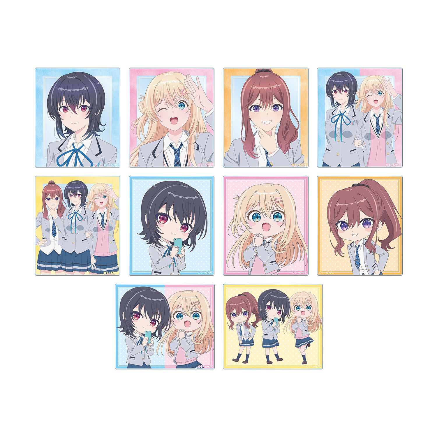 『クラスで2番目に可愛い女の子と友だちになった』 トレーディングアクリルカード(単位/単品) - 公式商品画像 | AniSmile
