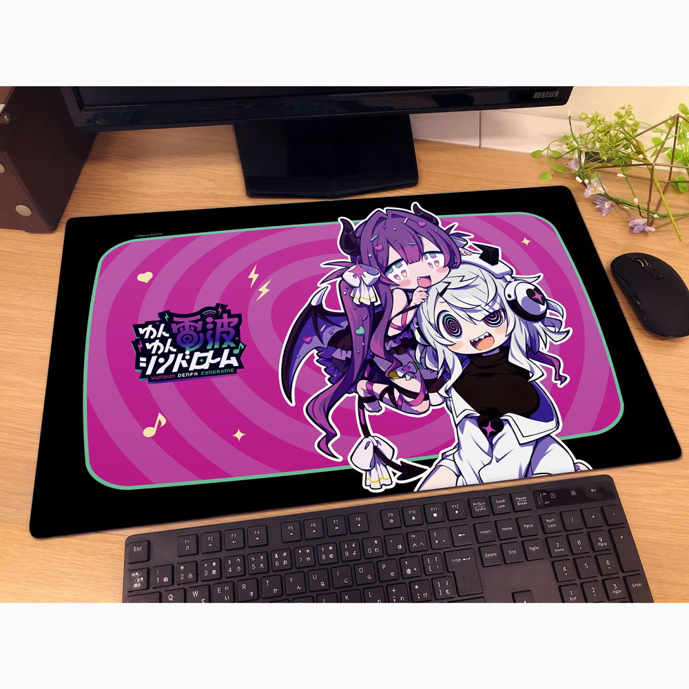 [ゆんゆん電波シンドローム]描き下ろしラバーマット(Qちゃん&ゆんゆん) 画像 2 | AniSmile