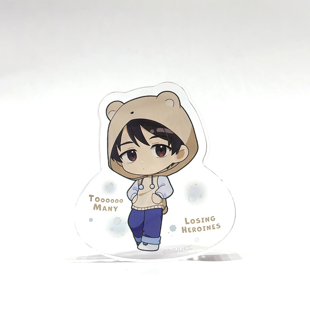 [負けヒロインが多すぎる!]ダイカットアクリルブロック(温水和彦/ケモミミパーカー) 画像 2 | AniSmile