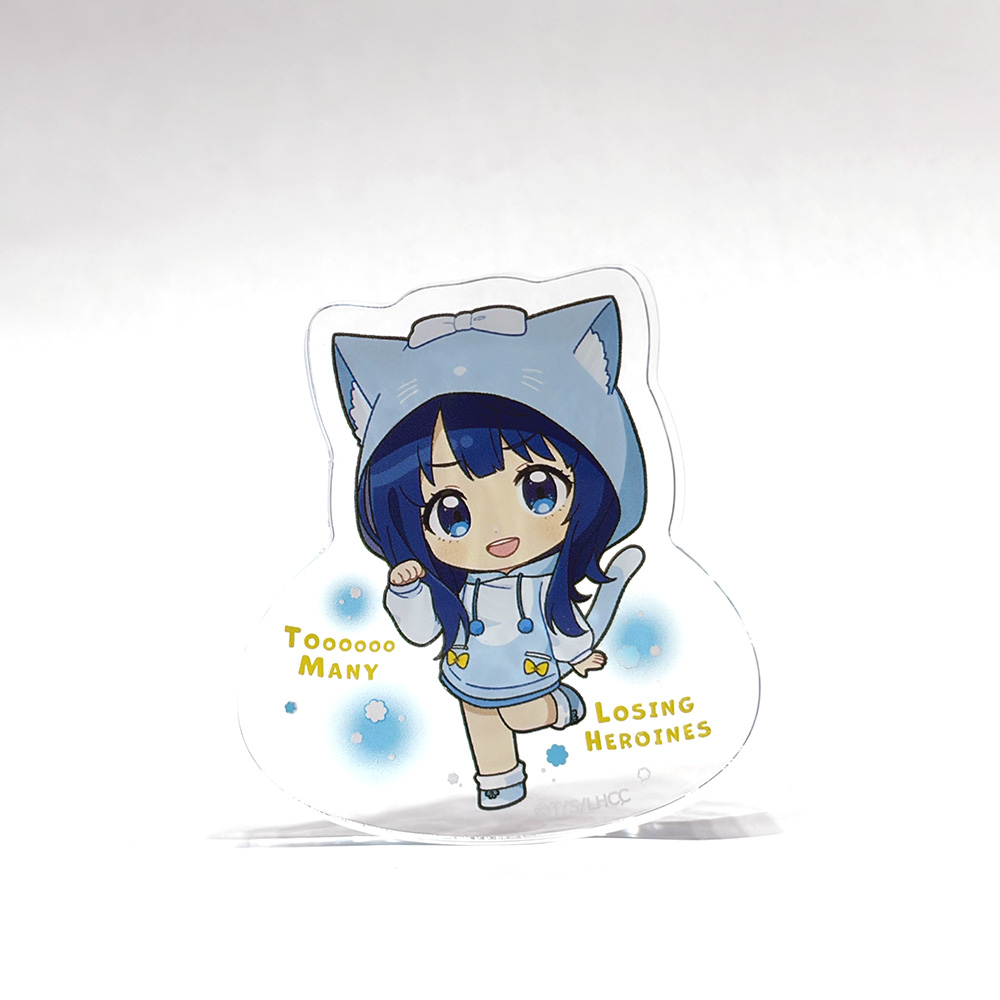 [負けヒロインが多すぎる!]ダイカットアクリルブロック(八奈見杏菜/ケモミミパーカー) 画像 2 | AniSmile