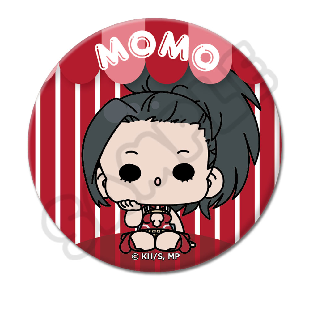 アニメ『僕のヒーローアカデミア』POTEmocho 第3弾 丸形缶バッジ(57mm) PM-YB(八百万百) 画像 2 | AniSmile