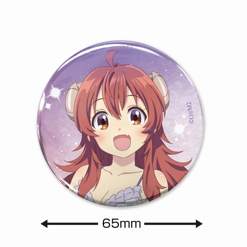 まちカドまぞく 2丁目 描き下ろし 吉田優子 65mm缶バッジ お泊りVer. 画像 2 | AniSmile