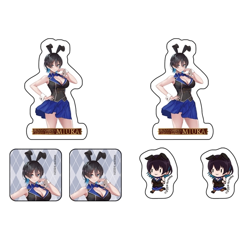 バニーガーデン 美羽香 ミニステッカーセット 画像 2 | AniSmile
