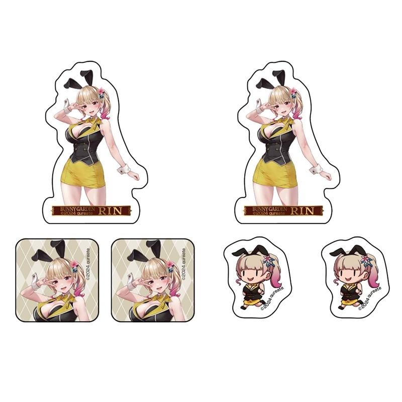 バニーガーデン 凜 ミニステッカーセット 画像 2 | AniSmile