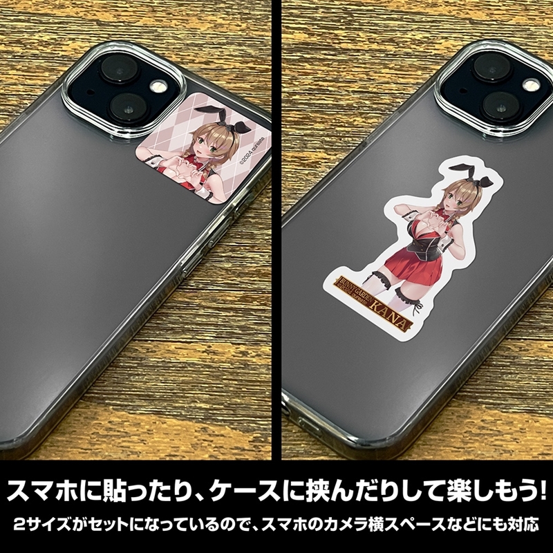 バニーガーデン 花奈 ミニステッカーセット 画像 4 | AniSmile