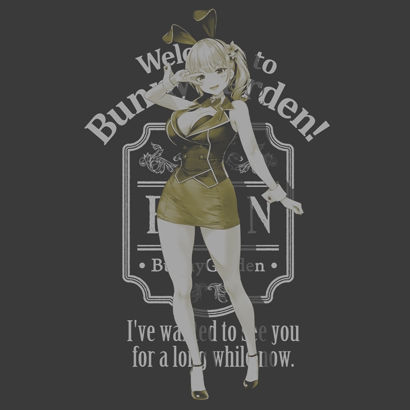 バニーガーデン 凜 Tシャツ/SUMI-L 画像 2 | AniSmile