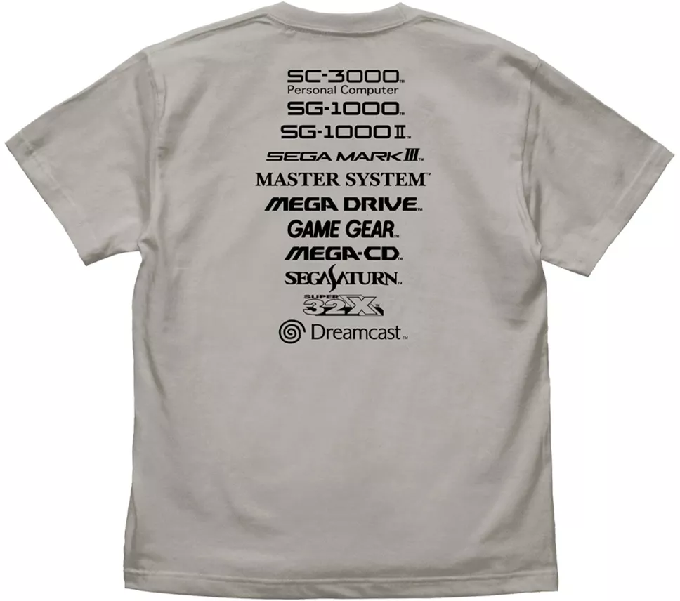 異世界おじさん SEGAのハードを選んだ人間のTシャツ/LIGHT GRAY-XL 画像 2 | AniSmile
