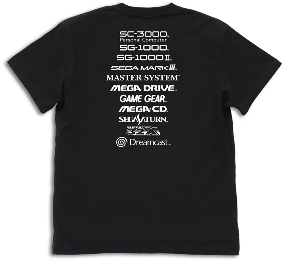 異世界おじさん SEGAのハードを選んだ人間のTシャツ/BLACK-XL 画像 2 | AniSmile