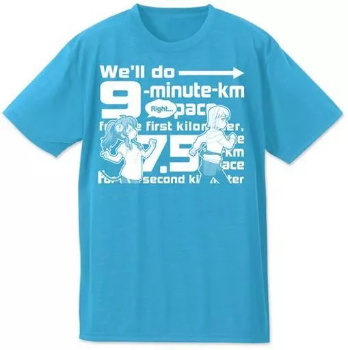 まちカドまぞく 千代田桃 ドライTシャツ/TURQUOISE BLUE-L - 官方商品图片 | AniSmile