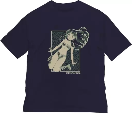 TVアニメ『うる星やつら』 ラム ビッグシルエットTシャツ/NAVY-XL - 公式商品画像 | AniSmile