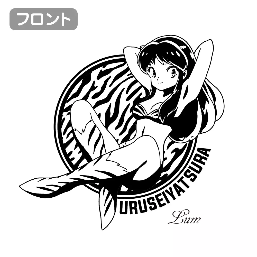 TVアニメ『うる星やつら』 ラム ビッグシルエットロングスリーブTシャツ/WHITE-XL 画像 2 | AniSmile