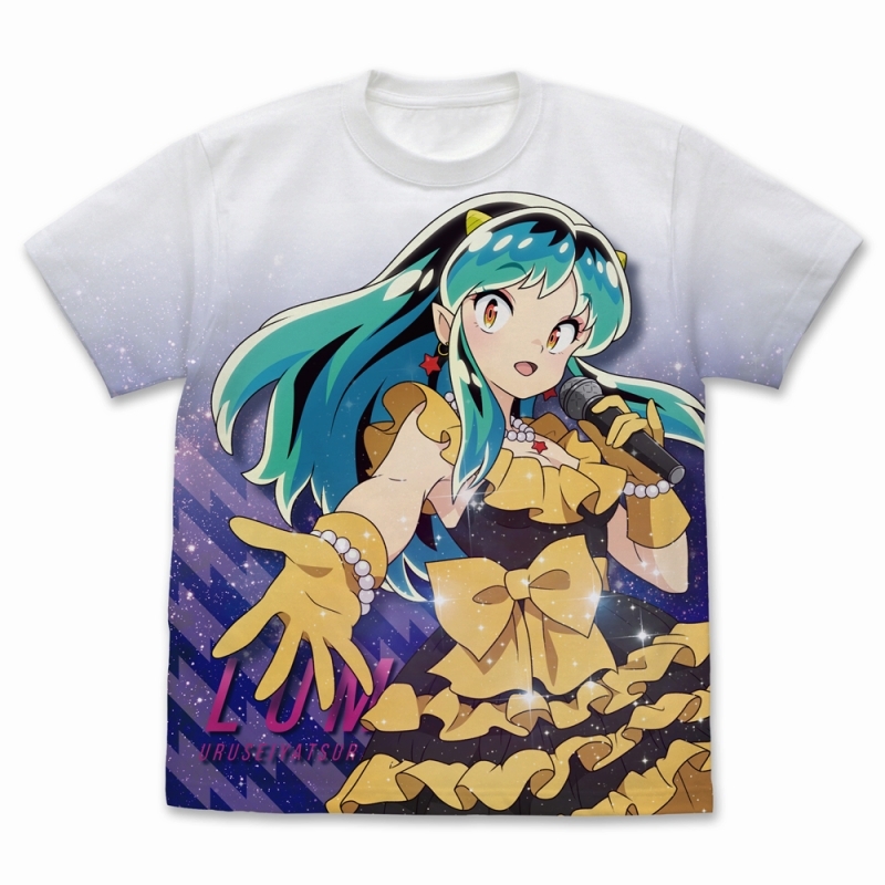 うる星やつら 描き下ろし ラム フルグラフィックTシャツ アイドルVer./XL - 公式商品画像 | AniSmile