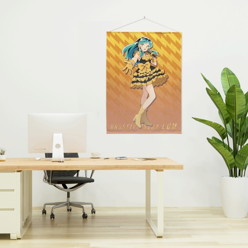 うる星やつら 描き下ろし ラム 100cmタペストリー アイドルVer. 画像 3 | AniSmile