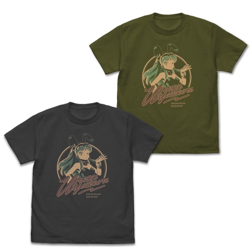うる星やつら バニーガールラムTシャツ/SUMI-L - 公式商品画像 | AniSmile