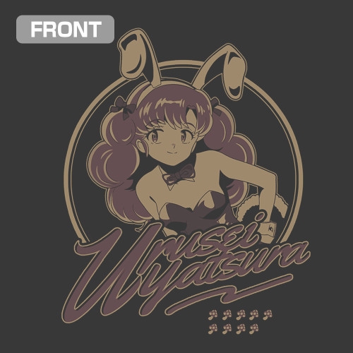 うる星やつら バニーガールランTシャツ/SUMI-XL 画像 3 | AniSmile