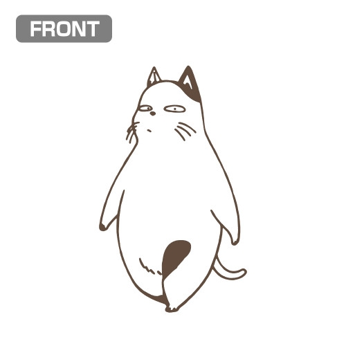 うる星やつら 歩くコタツネコTシャツ/WHITE-XL 画像 2 | AniSmile