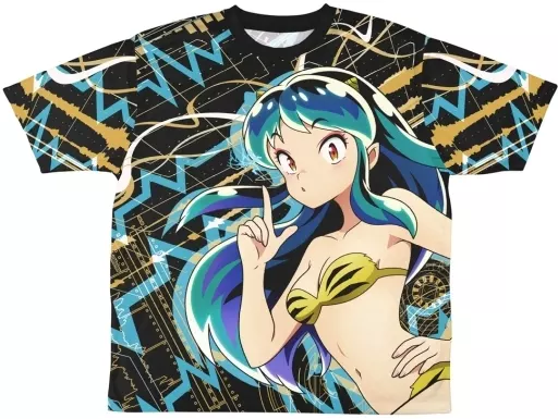 描き下ろし うる星やつら ラム 両面フルグラフィックTシャツ/L - 公式商品画像 | AniSmile