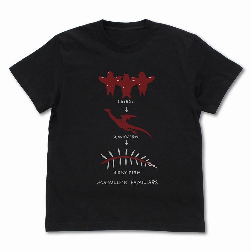 ダンジョン飯 マルシルの使い魔 Tシャツ/BLACK-XL - 公式商品画像 | AniSmile