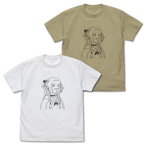 ダンジョン飯 マルシルの「こりッごり!!」 Tシャツ/SAND KHAKI-S - 公式商品画像 | AniSmile