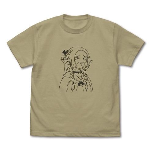 ダンジョン飯 マルシルの「こりッごり!!」 Tシャツ/SAND KHAKI-S 画像 2 | AniSmile